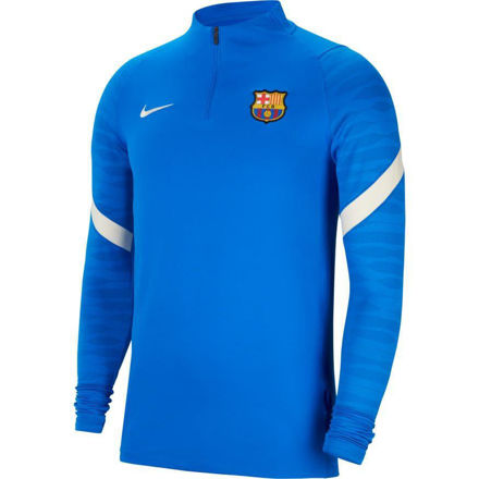 Haut d'Entraînement FC Barcelone 2021-2022 Nike bleu