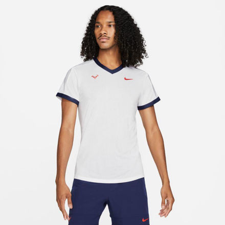 Nike Court Dri-FIT T-Shirt de tennis RAFA MNK DFADV SS TOP blanc