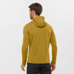 Picture of OUTLINE FZ HOODIE   Ocher