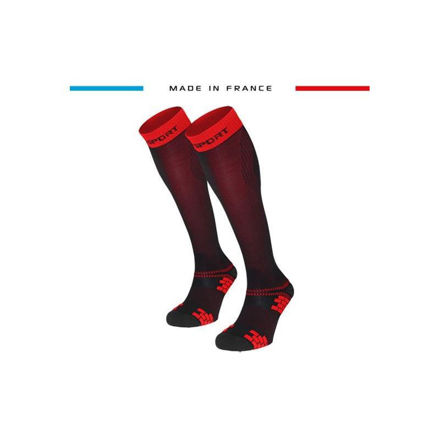 BV Sport chaussettes de compression rouge