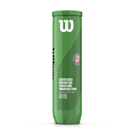 Picture of ROLAND GARROS GREEN  4 BALLS TUBE Green