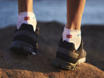 Picture of PRO RACING SOCKS V4.0 RUN LOW  S4 (45-48) White/blue