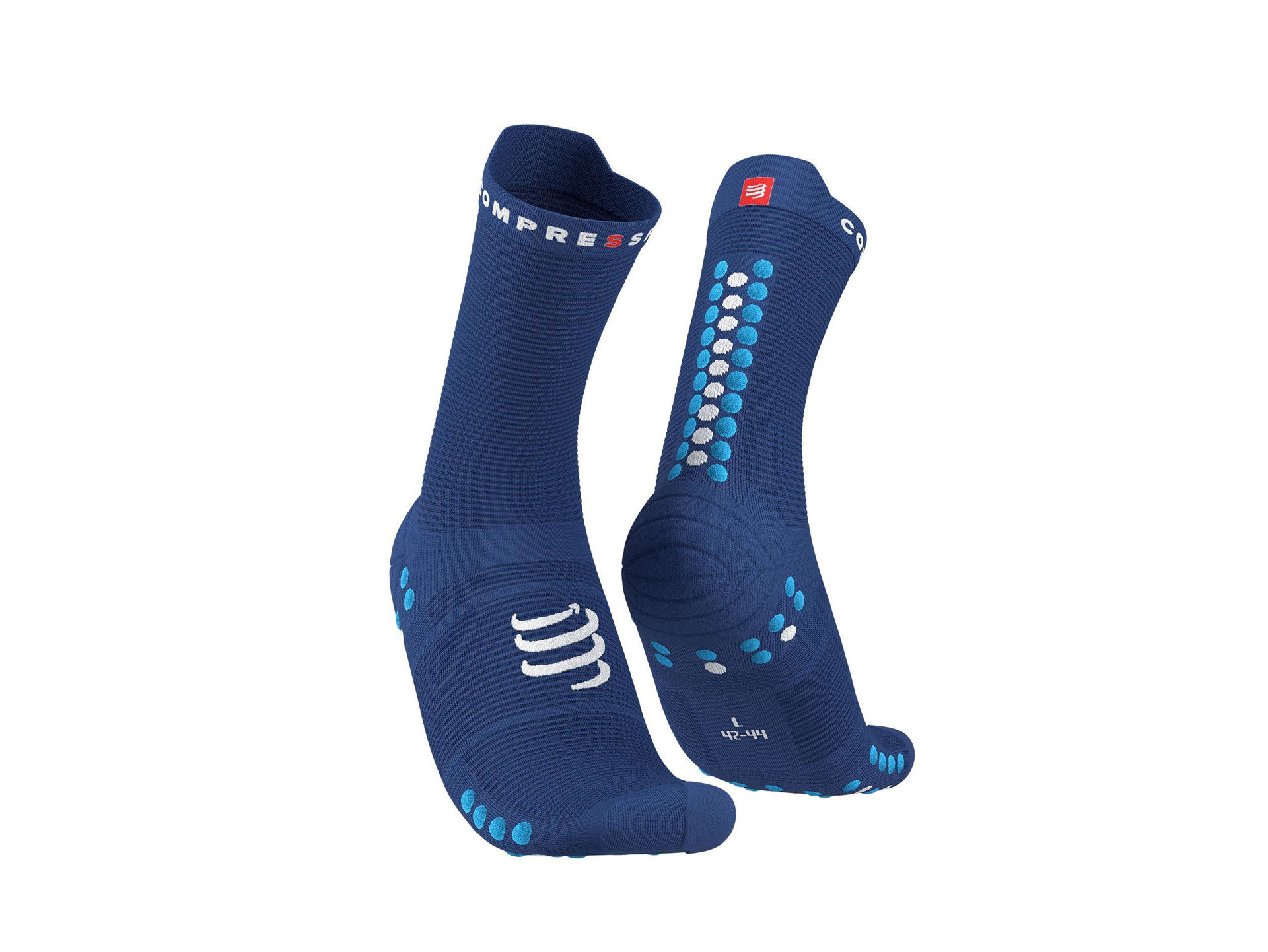Picture of PRO RACING SOCKS V4.0 RUN HIGH  S3 (42-44) Navy blue