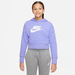 Picture of G NSW CLUB FT CROP HOODIE HBRR  S (8-10Y) Mauve
