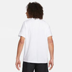 Picture of M NSW 12 MO SWSH/NK BLK TEE  XS White