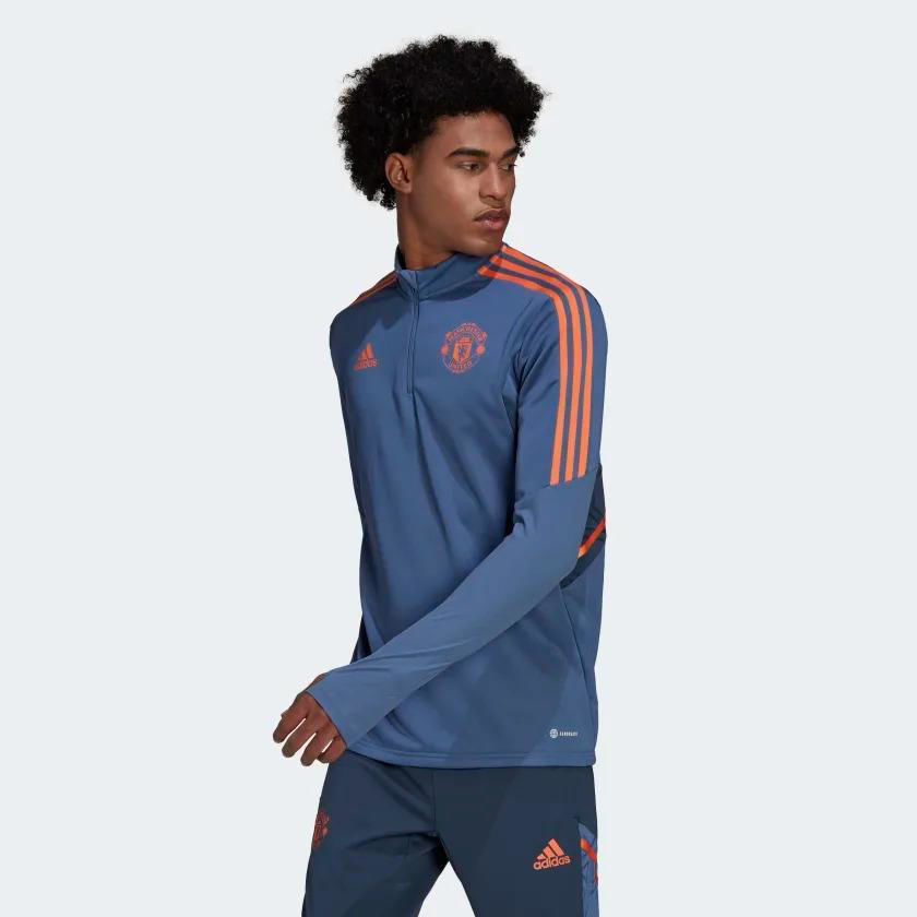 Picture of MUFC TR TOP  L Petrol blue