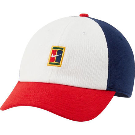 Picture of U NK H86 CAP COURT LOGO SSNL  ADULT UNISEX Blue/red