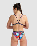 Picture of W SWIMSUITLACE BACK ALLOVER  42 Multicolour