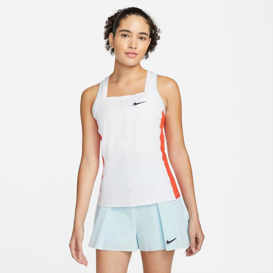 Picture of W NKCT DF SLAM TANK NY  XS White/pink