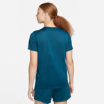 Picture of W NK DF TEE RLGD LBR  XS Petrol blue