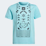 Picture of BOYS Q2 TEE  152 (11-12Y) Turquoise