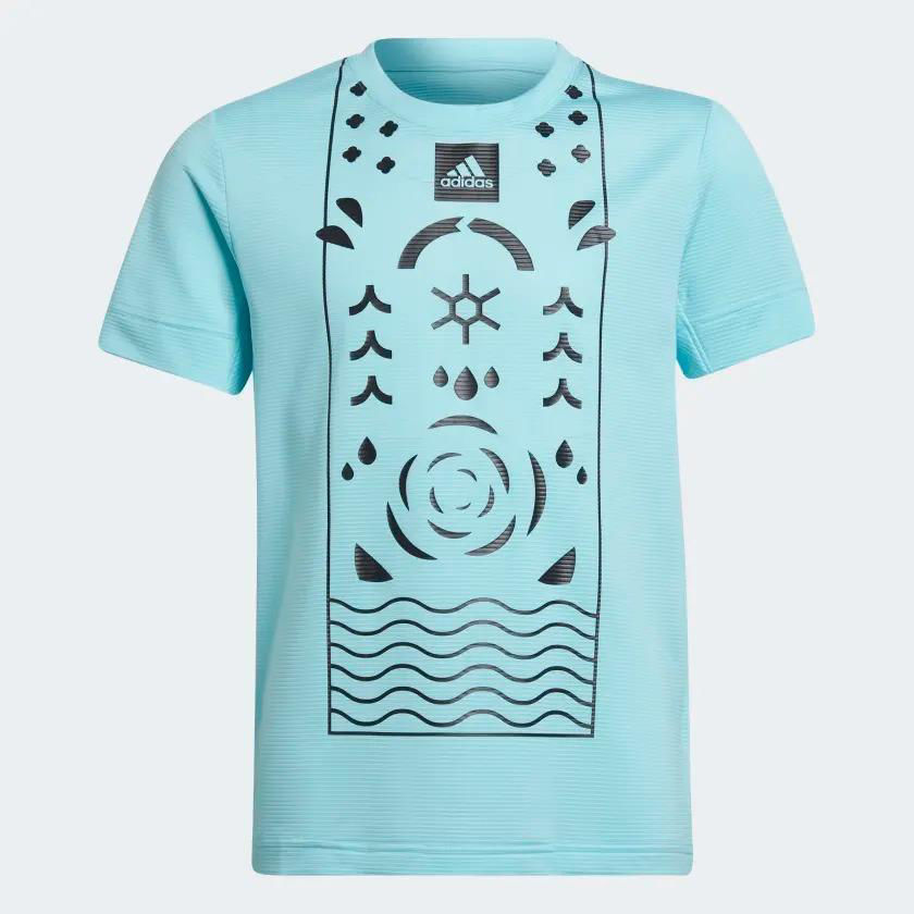 Picture of BOYS Q2 TEE  176 (15-16Y) Turquoise