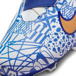 Picture of JR SUPERFLY 9 ACAD CR7 FG/MG  4.5Y US - 36 1/2 Blue / white