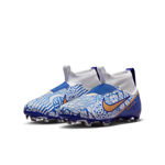 Picture of JR SUPERFLY 9 ACAD CR7 FG/MG  3.5Y US - 35 1/2 Blue / white