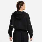 Picture of W NSW FLC PO HOODIE CROP DNC  S Black