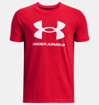 Picture of UA SPORTSTYLE LOGO SS  S Red