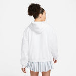 Picture of W NKCT DF FLC HERITAGE HOODIE  L White