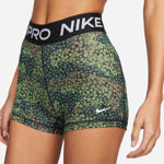 Picture of W NP DF PRINTED TRAINING SHORT  XS Green