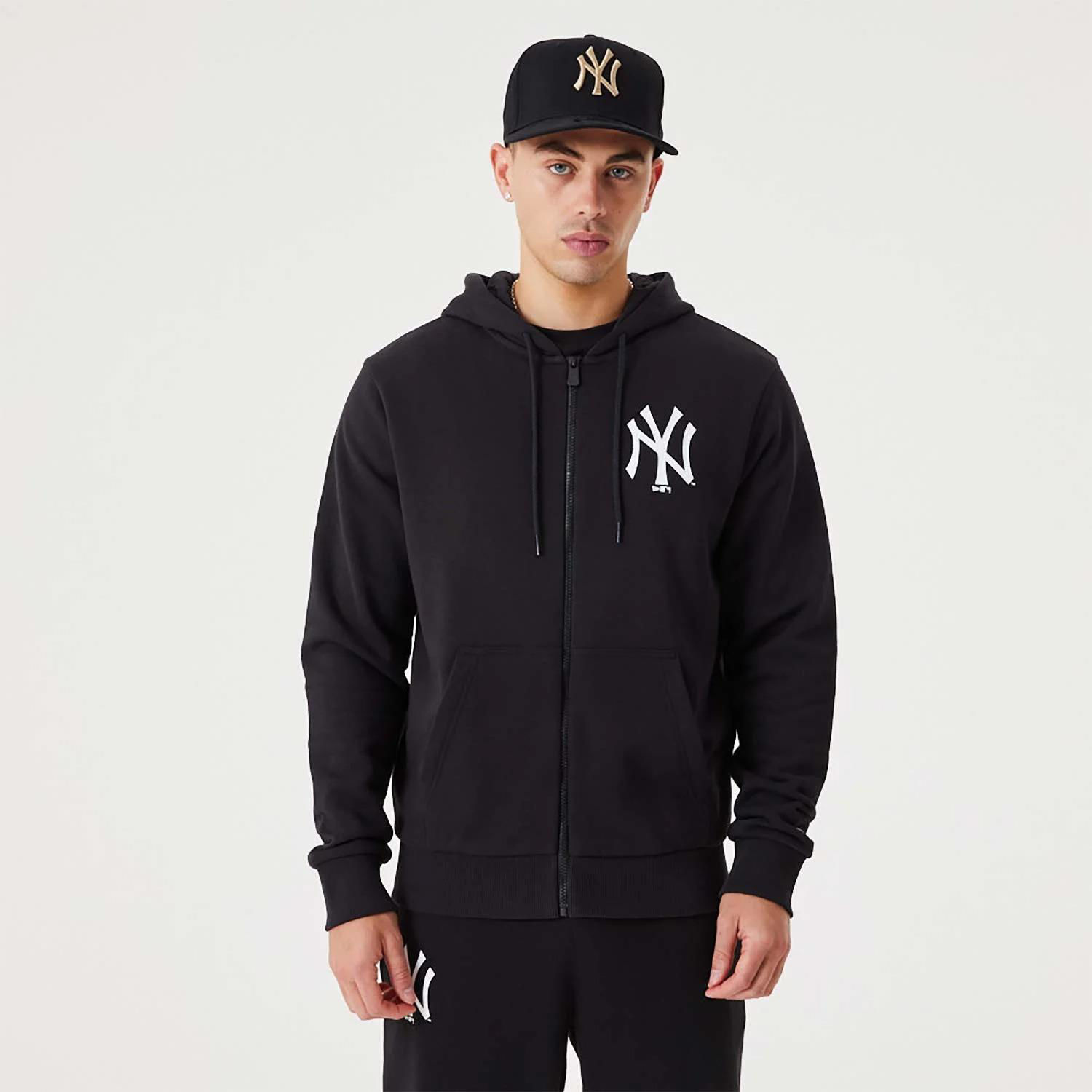 Picture of NEW YORKEES MLB NEW YORK HOOD  XL Black/white