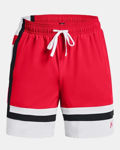 Picture of UA BASELINE WOVEN SHORT  S Red