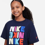 Picture of G NSW TEE BOXY PRINT  XL (13-15Y) Black