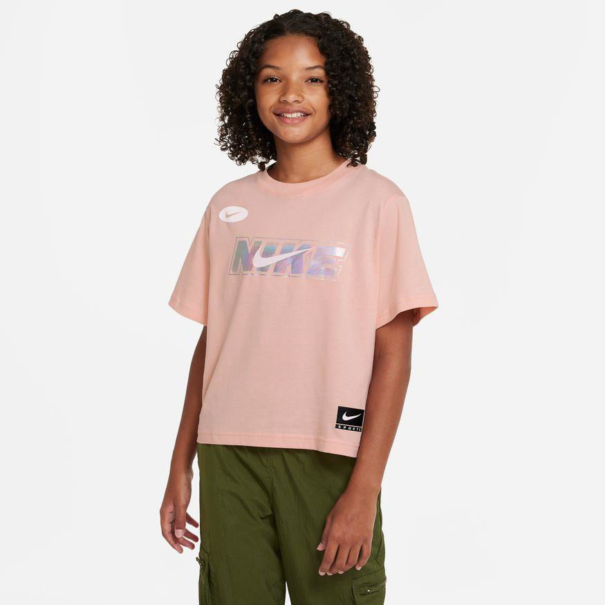 Picture of G NK DF ONE SS TOP GX  M (10-12Y) Pink