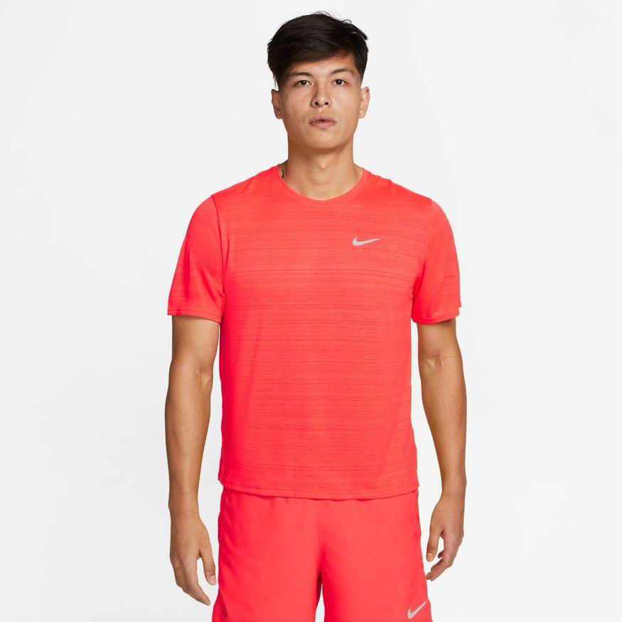 Picture of M NK DF MILER TOP SS HKNE  M Fluo orange