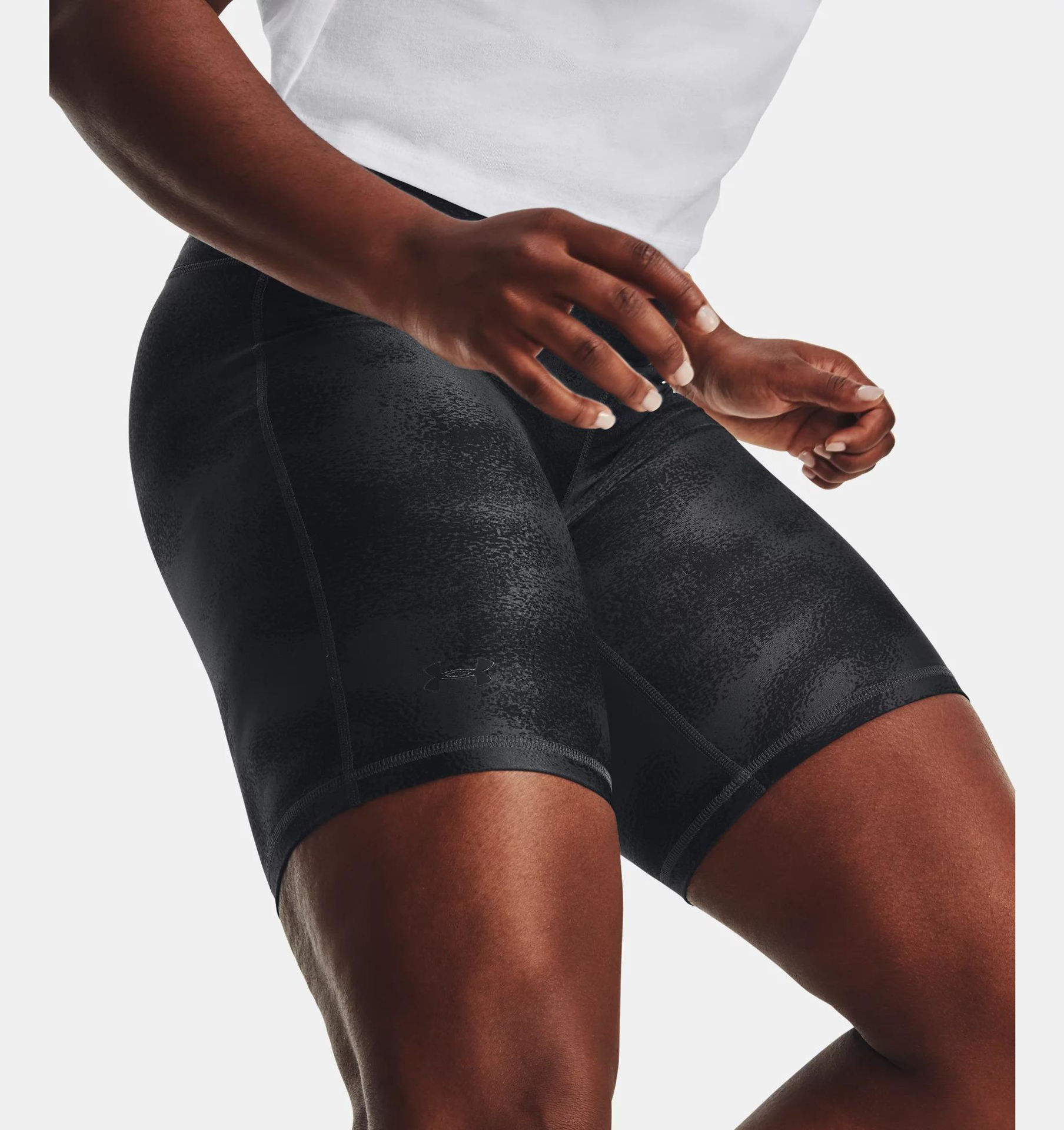 Picture of ARMOUR AOP BIKE SHORT  XS Black