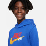 Picture of B NK SI FLC PO HOODIE BB  S (8-10Y) Royal blue