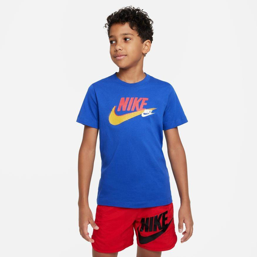 Picture of B NK DF HBR SS TEE  M (10-12Y) Royal blue
