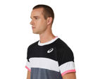 Picture of MEN MATCH SS TOP  XL Black/white