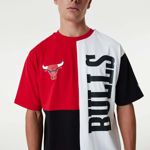 Picture of NBA CUT AND SEW OS TEE  S White/red
