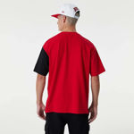 Picture of NBA CUT AND SEW OS TEE  S White/red