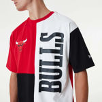 Picture of NBA CUT AND SEW OS TEE  XL White/red