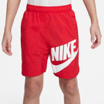 Picture of B NK WOVEN SHORT  M (10-12Y) Red