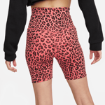 Picture of W NK ONE 7IN SHORT LEOPARD AO  XS Black/pink