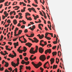 Picture of W NK ONE 7IN SHORT LEOPARD AO  XS Black/pink