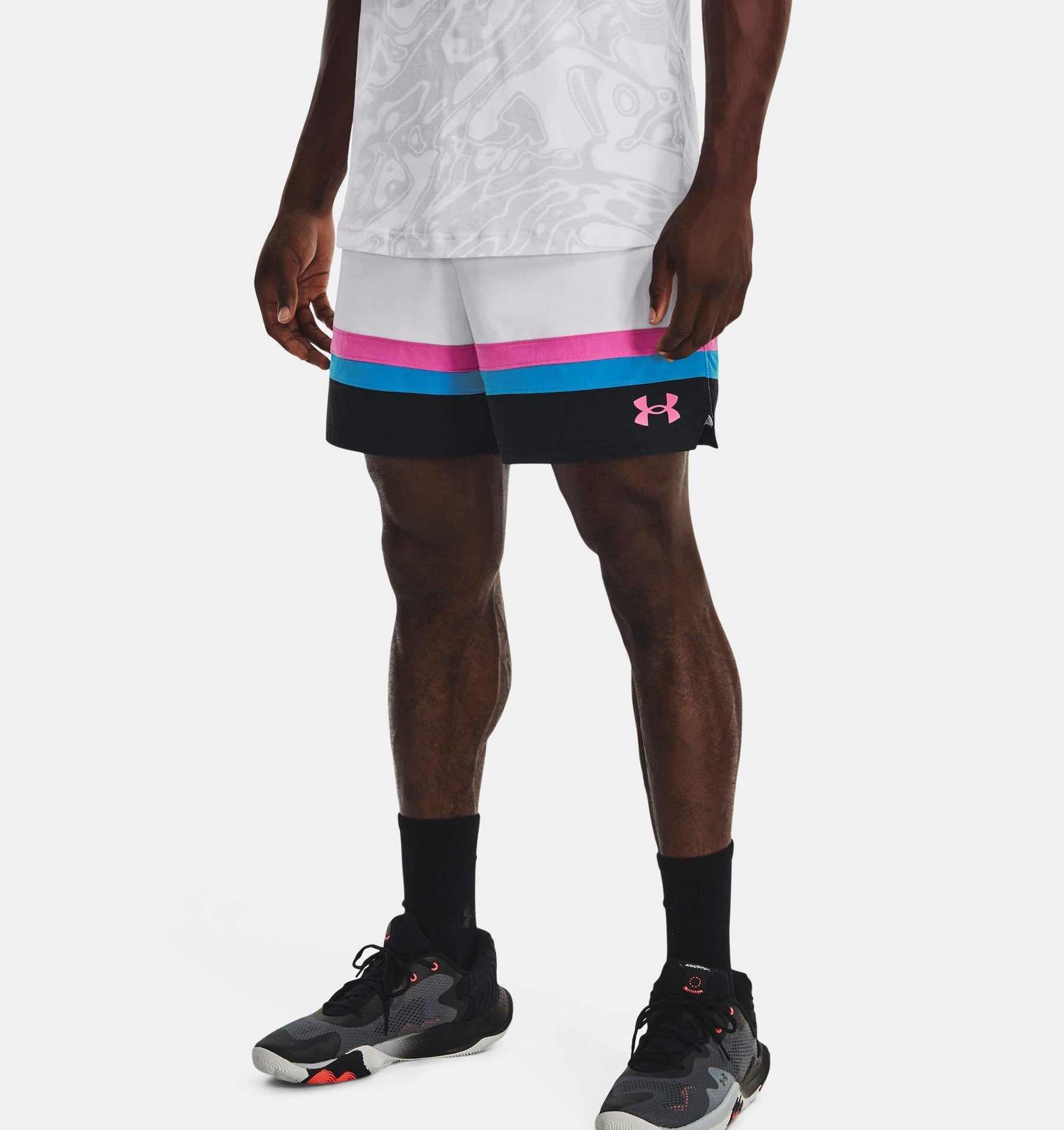 Picture of UA BASELINE WOVEN SHORT  M White
