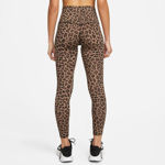 Picture of W NK ONE DF HR TGHT LEOPARD  S Black/copper