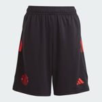 Picture of MANCHESTER UNITED TIRO 23 CHILD TRAINING SHORT  152 (11-12Y) Black/red