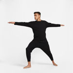 Picture of M NY DF YOGA TEXTURE KNIT LS  M Black