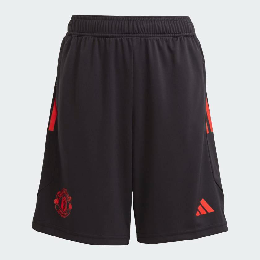 Picture of MANCHESTER UNITED TIRO 23 CHILD TRAINING SHORT  164 (13-14Y) Black/red