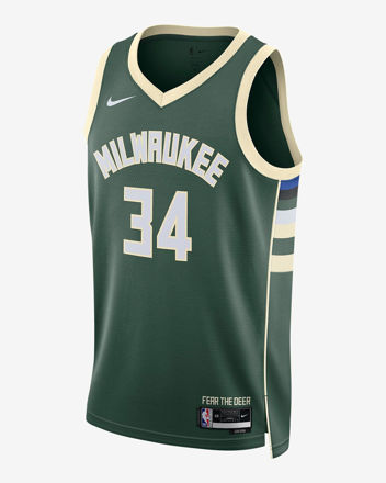 Image de MAILLOT MILWAUKEE BUCKS ANTETOKOUNMPO ICON EDITION