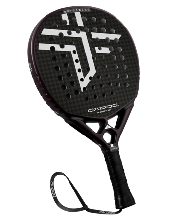 Image de PURE TOUR HES-CARBON 2025  Padel Noir/blanc