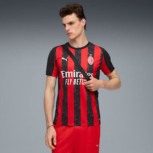 Image de MAILLOT HOME 25/26 AC MILAN HOMME  XL Noir/rouge