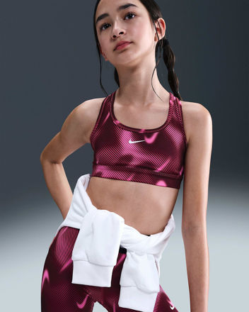 Image de NIKE PRO SWOOSH BIG KIDS' (GIRLS') SPORTS BRA
