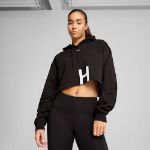 Image de W PUMA X HYROX HEAVYWEIGHT HOODIE  S Noir