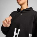 Image de W PUMA X HYROX HEAVYWEIGHT HOODIE  S Noir