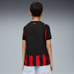 Image de MAILLOT HOME 25/26 AC MILAN ENFANT ET ADOLESCENT  164 (L) Noir/rouge