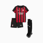 Image de MINIKIT HOME 25/26 AC MILAN ENFANT  116 (6A) Noir/rouge